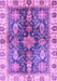 Machine Washable Oriental Purple Traditional Area Rugs, wshabs3529pur