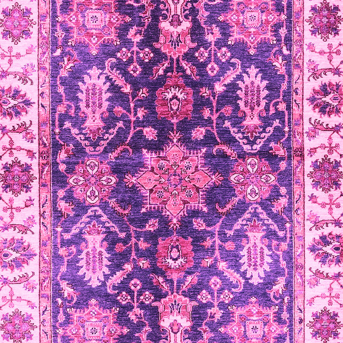 Machine Washable Oriental Pink Traditional Rug, wshabs3529pnk