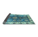 Sideview of Oriental Light Blue Traditional Rug, abs3529lblu