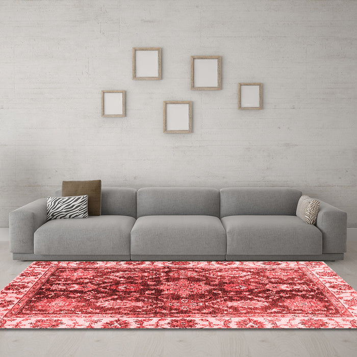 Traditional Red Washable Rugs