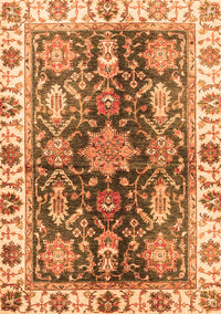 Oriental Orange Traditional Rug, abs3529org