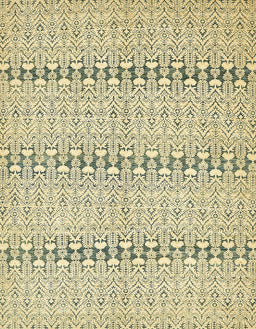 Machine Washable Abstract Dark Moccasin Green Rug, wshabs352