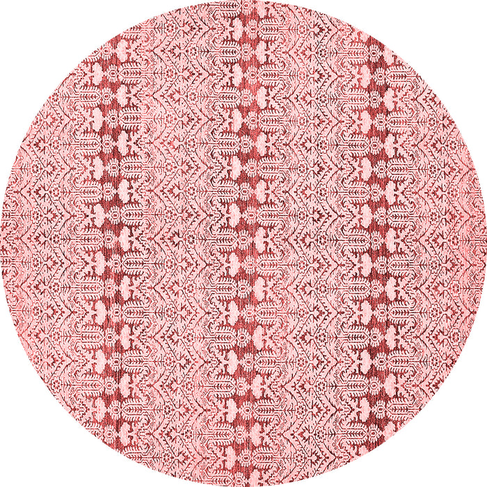 Machine Washable Abstract Red Modern Rug, wshabs352red