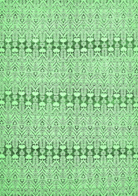 Abstract Emerald Green Modern Rug, abs352emgrn