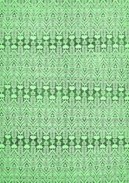 Abstract Emerald Green Modern Rug, abs352emgrn