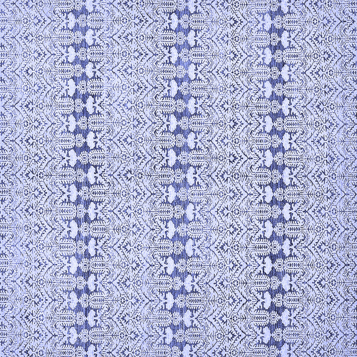 Square Abstract Blue Modern Rug, abs352blu