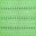 Square Abstract Green Modern Rug, abs352grn