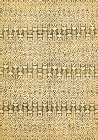 Abstract Brown Modern Rug, abs352brn