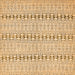 Square Abstract Orange Modern Rug, abs352org