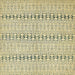 Square Abstract Dark Green Modern Rug, abs352