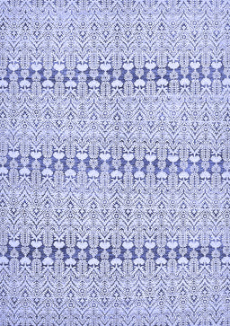 Abstract Blue Modern Rug, abs352blu
