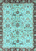 Machine Washable Abstract Light Blue Modern Rug, wshabs3530lblu