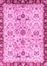 Abstract Pink Modern Rug, abs3530pnk