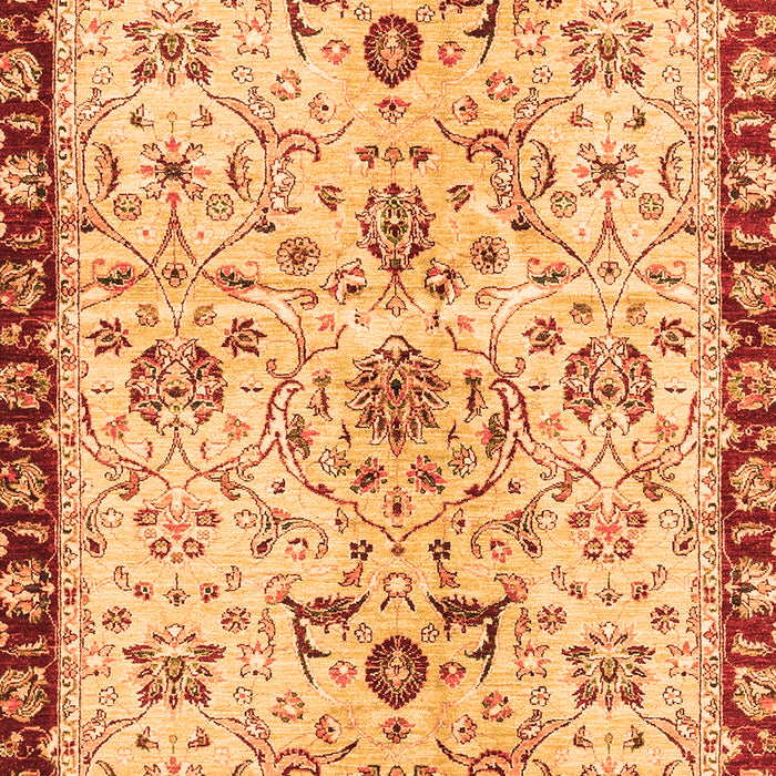 Machine Washable Abstract Orange Modern Area Rugs, wshabs3530org