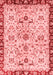 Abstract Red Modern Area Rugs