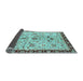 Sideview of Abstract Light Blue Modern Rug, abs3530lblu