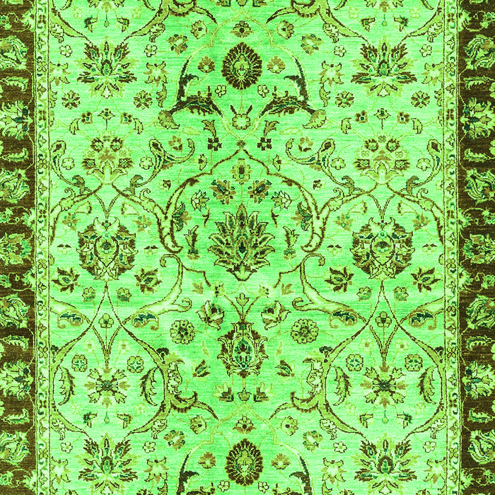 Machine Washable Abstract Green Modern Area Rugs, wshabs3530grn