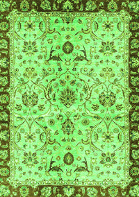 Abstract Green Modern Rug, abs3530grn