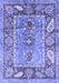 Machine Washable Oriental Blue Traditional Rug, wshabs3531blu