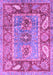 Machine Washable Oriental Purple Traditional Area Rugs, wshabs3531pur