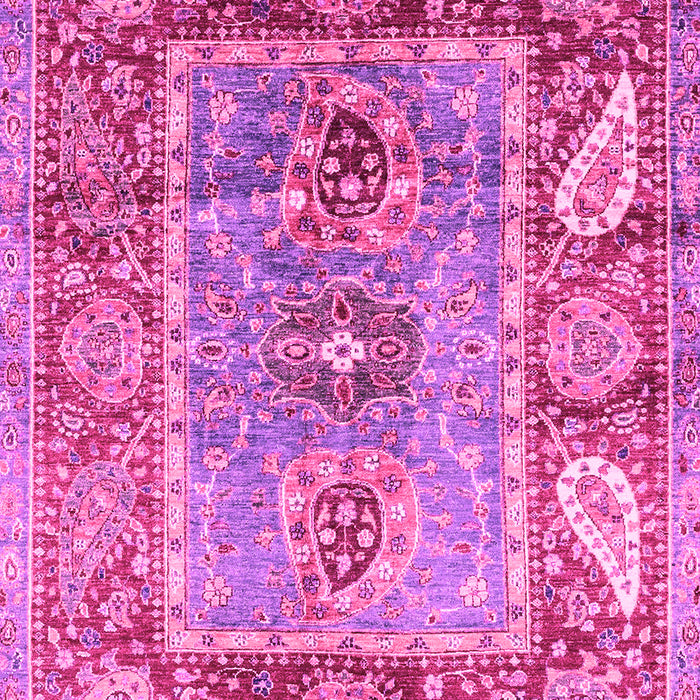 Machine Washable Oriental Pink Traditional Rug, wshabs3531pnk