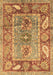 Machine Washable Oriental Brown Traditional Rug, wshabs3531brn