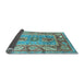 Sideview of Oriental Light Blue Traditional Rug, abs3531lblu