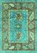 Oriental Turquoise Traditional Rug, abs3531turq