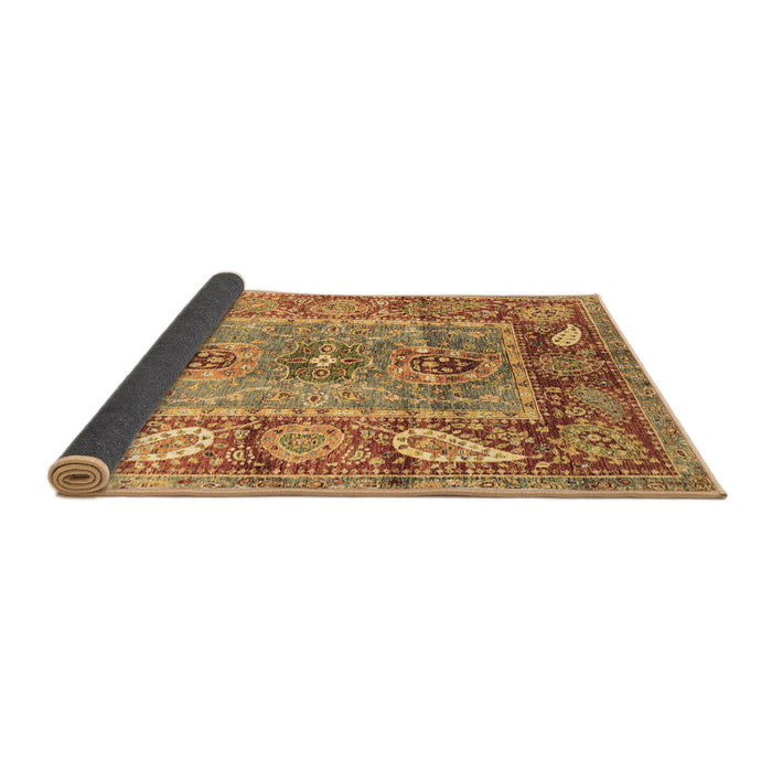 Sideview of Oriental Brown Traditional Rug, abs3531brn