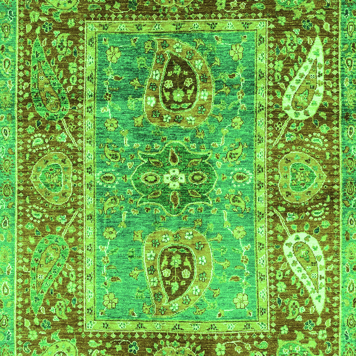 Oriental Green Traditional Rug, abs3531grn