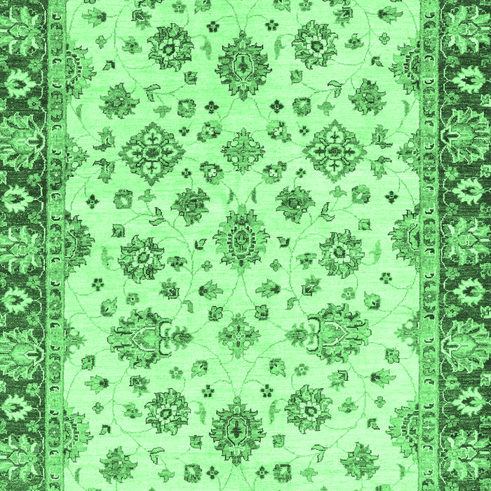 Machine Washable Abstract Emerald Green Modern Area Rugs, wshabs3532emgrn