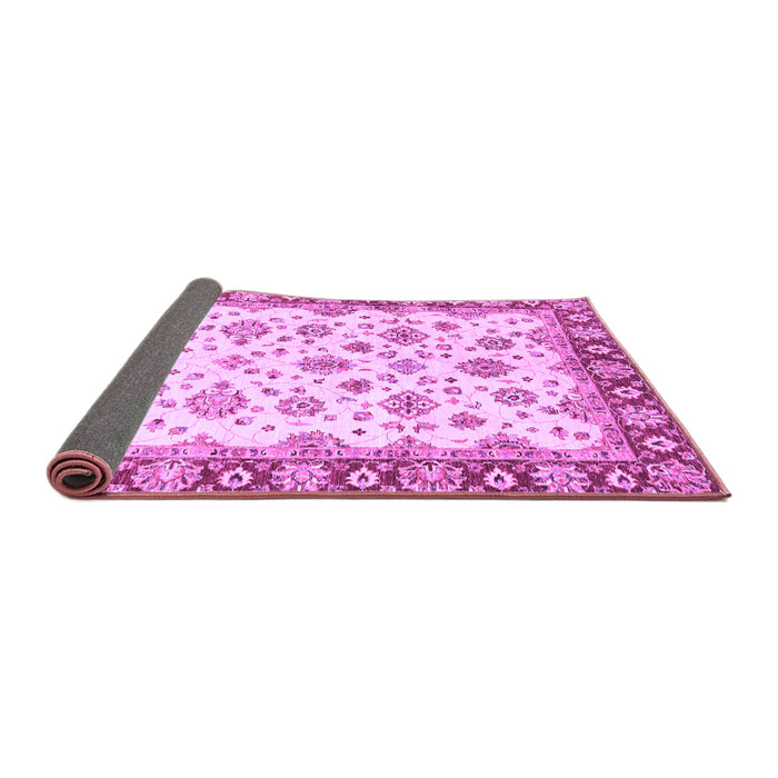 Sideview of Abstract Purple Modern Rug, abs3532pur