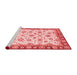 Modern Red Washable Rugs