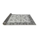 Sideview of Abstract Gray Modern Rug, abs3532gry