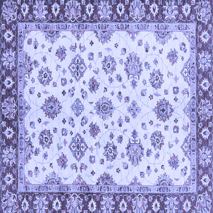 Square Machine Washable Abstract Blue Modern Rug, wshabs3532blu