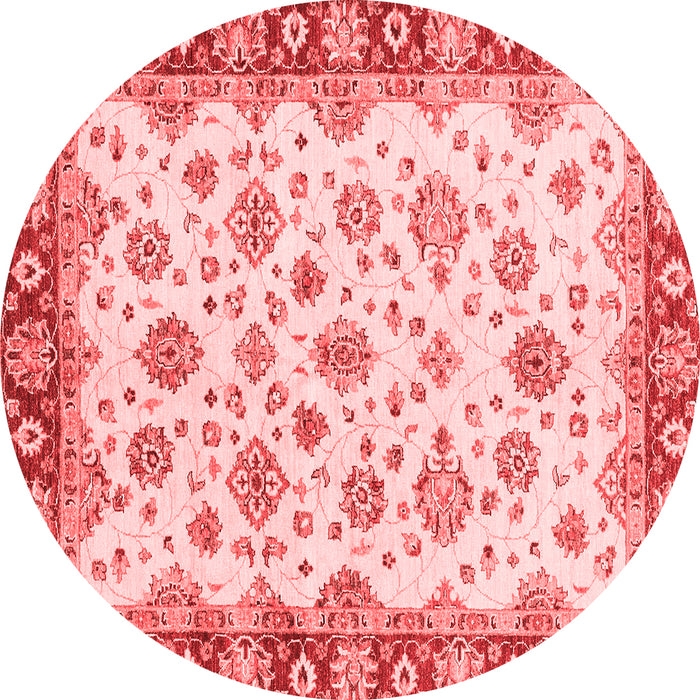 Machine Washable Abstract Red Modern Rug, wshabs3532red
