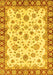 Machine Washable Abstract Yellow Modern Rug, wshabs3532yw