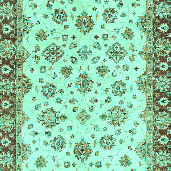 Abstract Turquoise Modern Rug, abs3532turq