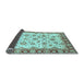 Sideview of Abstract Light Blue Modern Rug, abs3532lblu