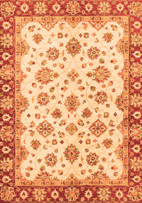 Abstract Orange Modern Rug, abs3532org