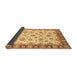 Sideview of Abstract Brown Modern Rug, abs3532brn