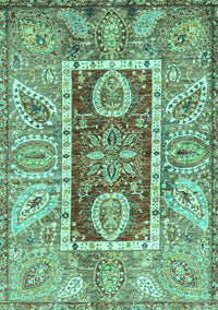 Oriental Turquoise Traditional Rug, abs3533turq