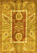 Oriental Yellow Traditional Rug, abs3533yw