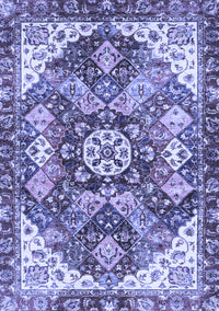 Abstract Blue Modern Rug, abs3534blu