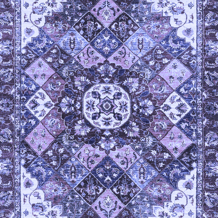 Abstract Blue Modern Rug, abs3534blu