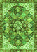 Abstract Green Modern Rug, abs3534grn