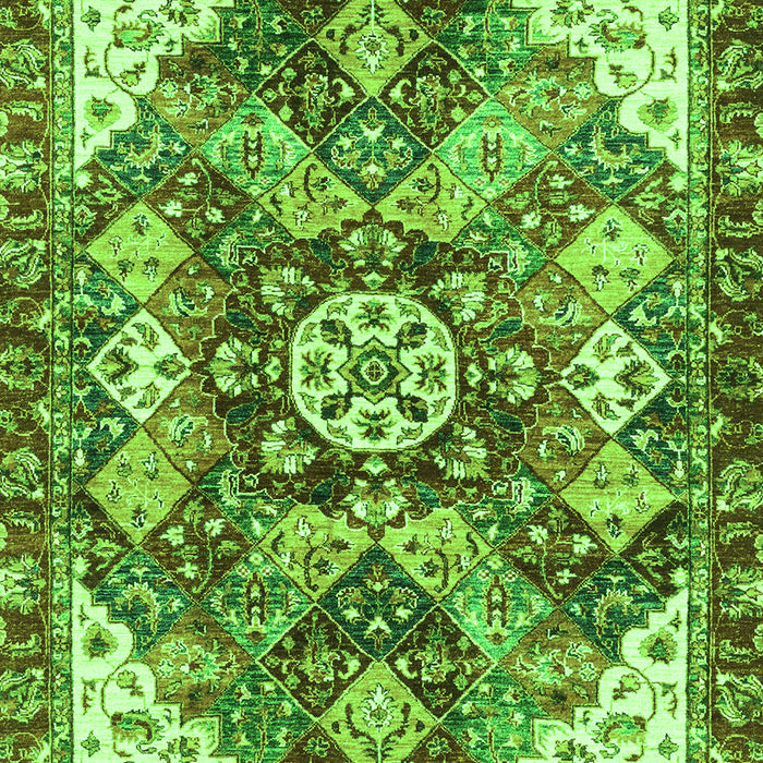 Abstract Green Modern Rug, abs3534grn