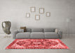 Modern Red Washable Rugs