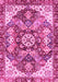 Abstract Pink Modern Rug, abs3534pnk