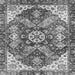 Square Machine Washable Abstract Gray Modern Rug, wshabs3534gry